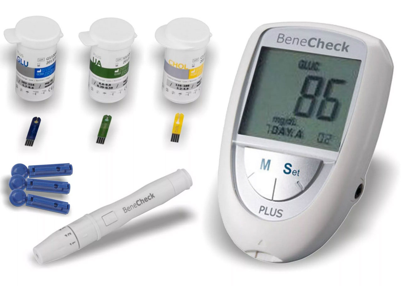 glukometr Benecheck Plus 3w1