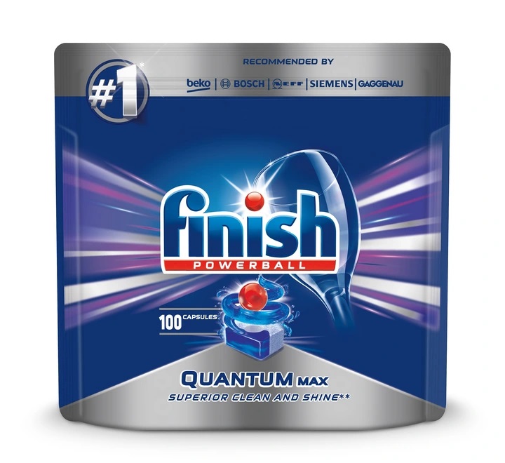 Finish 100Szt Powerball Quantum Max Tabletki Do Zmywarki