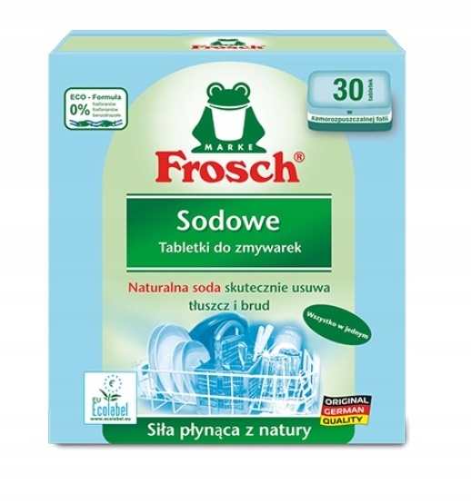 Frosch Tabletki Do Zmywarek Na Bazie Sody 30 Sztuk