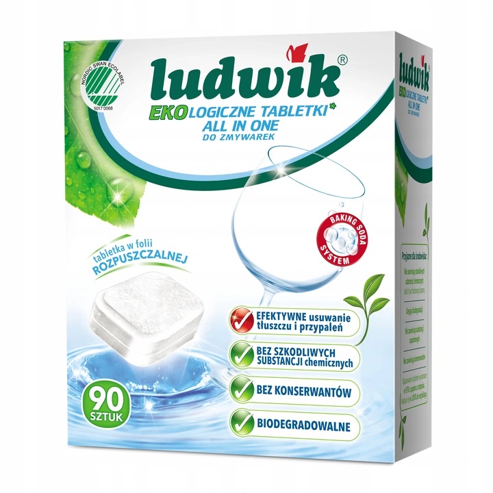 Inco Tabletki do zmywarek Ludwik ekologiczne All in One 90szt.