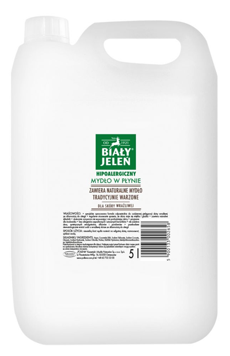 Biały Jeleń Hipoalergiczne mydło w płynie 5l