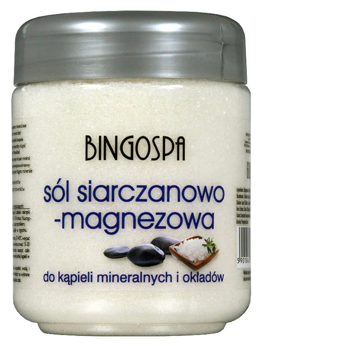 Bingospa Sól do kąpieli Siarczanowo-Magnezowa 600g
