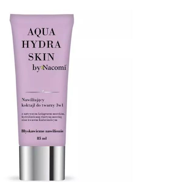 Nacomi Aqua Hydra Skin Maseczka do Twarzy typu 3w1 Nawilżający Koktajl 85ml