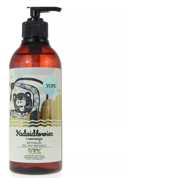 Yope Naturalny Żel Pod Prysznic Kadzidłowiec I Rozmaryn