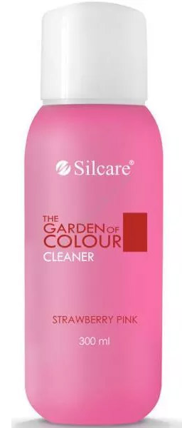 Silcare The Garden of Colour Cleaner płyn do odtluszczania płytki paznokci Strawberry Pink 1000ml