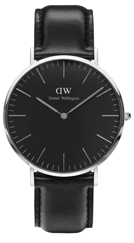 Daniel Wellington - Classic Black Sheffield Silver DW00100133