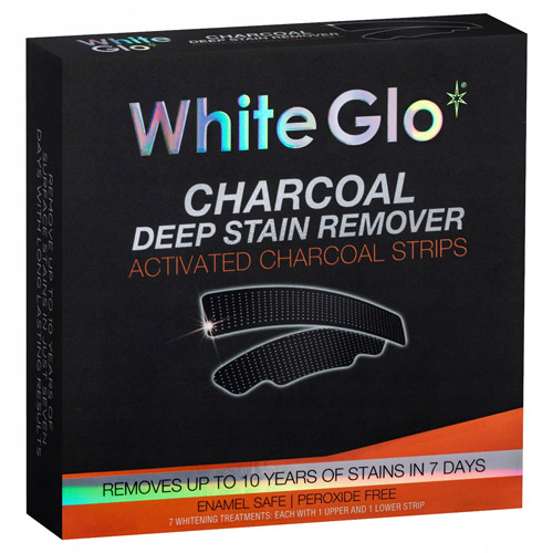 White Glo Activated Charcoal Strips Wybielające Paski Z Węglem