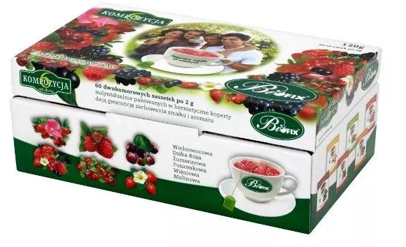 Zestaw Herbat Biofix Kompozycja Owocowa 60X2 G
