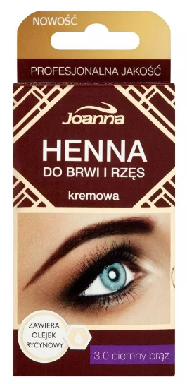 Joanna Henna do Brwi i Rzęs Kremowa 3.0