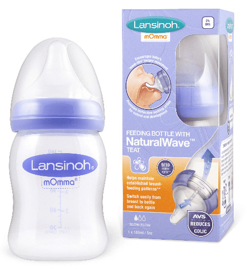 Butelka dla noworodka Lansinoh Butelka Ze Smoczkiem Naturalwave Teat 160 Ml
