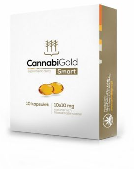 Kapsułki z olejem CBD Cannabigold Smart 10 mg