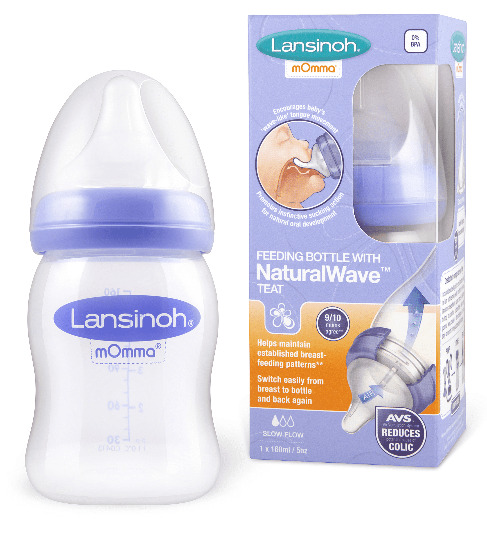 Butelka dla niemowląt Lansinoh Ze Smoczkiem Naturalwave Teat 160 Ml