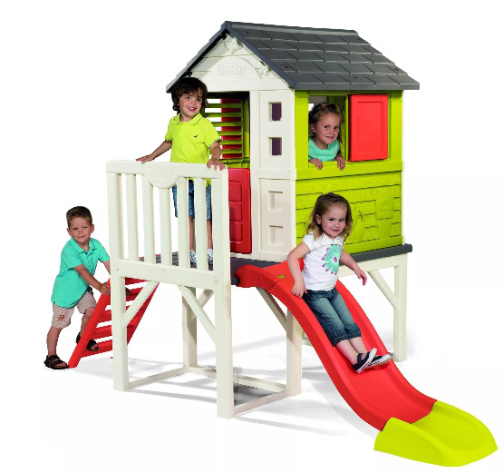 Zabawka ogrodowa Smoby Domek na Palach plac zabaw Zjeżdżalnia 150cm
