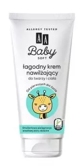 Krem nawilżający dla dzieci Aa Baby Soft Do Twarzy I Ciała 75Ml