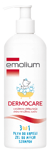 Płyn do kąpieli dla dzieci Emolium Dermocare 3w1 400 ml