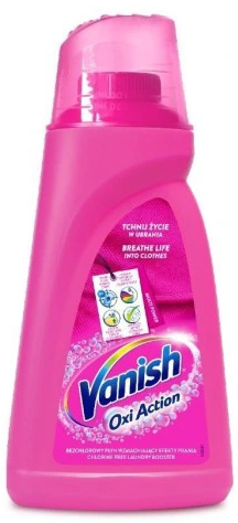 Reckitt Benckiser Vanish 1L Oxi Action Pink Odplamiacz Do Koloru Bieli W Płynie