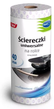 Ściereczka Uniwersalna Na Rolce 40 Szt. Stella