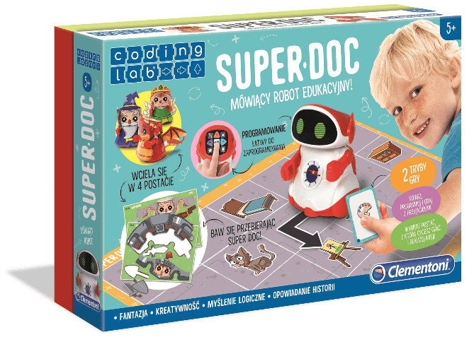 Clementoni Robot Educkayjny Mówiący Super Doc