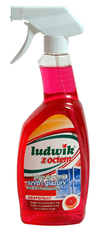 Płyn Ludwik do mycia szyb i glazury z octem grapefruit 750ml