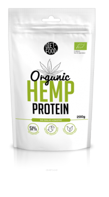 Białko Diet Food Bio Hemp Protein Białko Konopne 200G