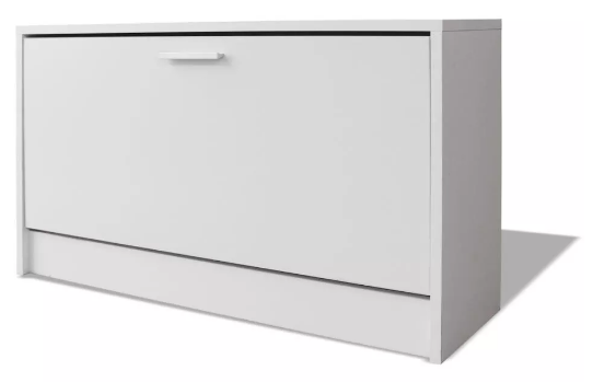 Szafka na buty Vidaxl 80X24X45 Biała