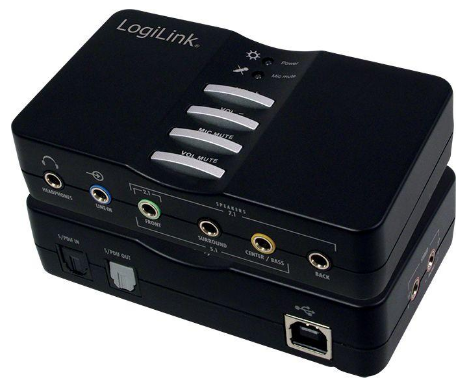Karta dźwiękowa LogiLink 7.1 USB 8-kanalowa