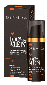 Kosmetyki Dermika 100% For Men silnie nawilżający krem dla mężczyzn 30+ 50 ml