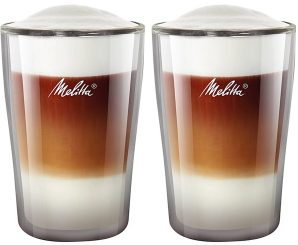 Szklanka do kawy Melitta Szklanki termiczne do latte macchiato 2 x 300 ml