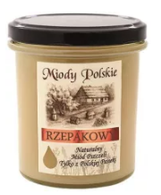 Miód Miody Polskie naturalny pszczeli rzepakowy 400ml