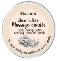 Świeca do masażu Nacomi Z Masłem Shea Pomarańcza 150g