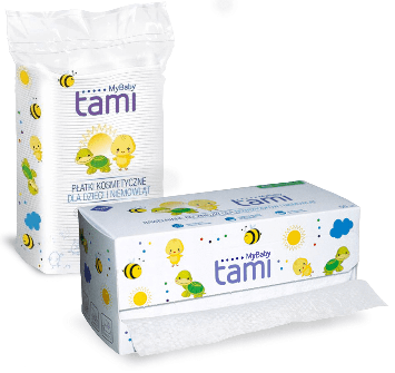 Kosmetyki dla noworodka Tami My Baby Bawełniane ręczniki dla noworodków i niemowląt 50Szt.