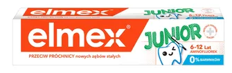 Pasta Elmex Junior dla dzieci 6-12 lat z aminofluorkiem 75 ml