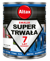 Farba Altax Emalia Super Trwała 0,75L Biały połysk