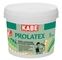 Farba lateksowa Kabe Prolatex 10l biały półmat