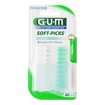 Szczoteczka międzyzębowa GUM Soft-Picks Original Szczoteczki do przestrzeni międzyzębowych średnie 40 szt.