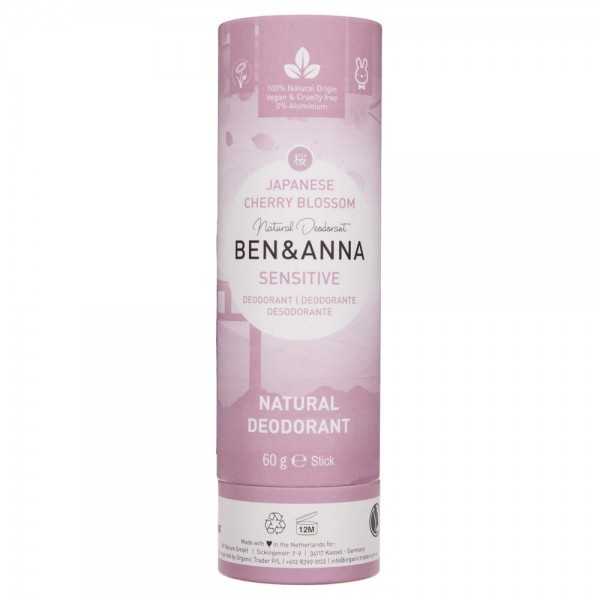 Ben&Anna Naturalny dezodorant bez sody Japanese Sherry Blossom 60G