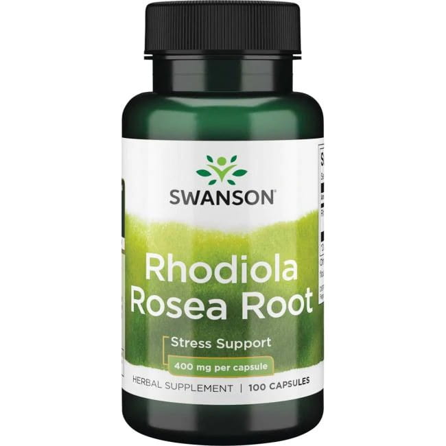 Swanson Rhodiola Rosea Root Różeniec Górski 400mg 100kaps.