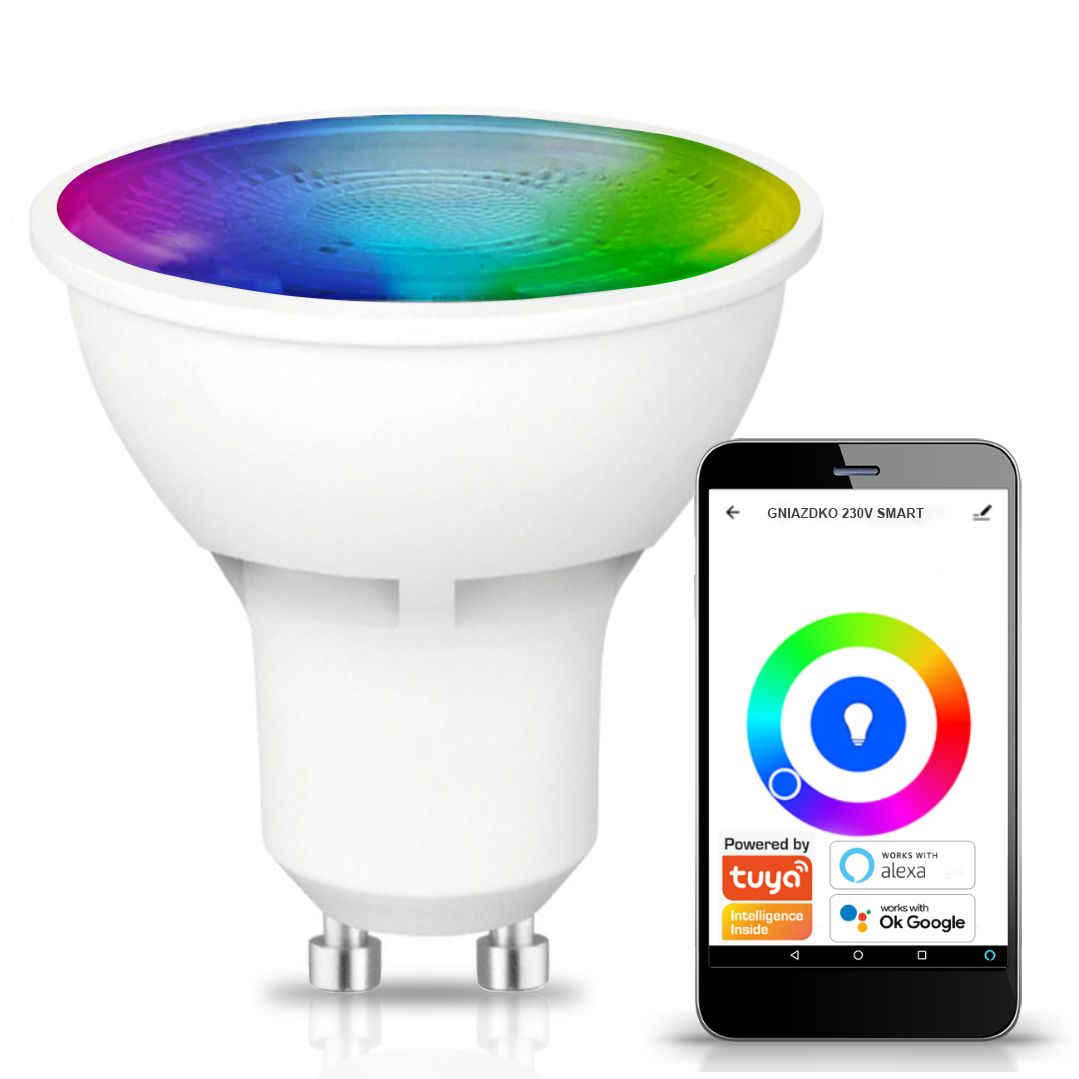 Żarówka Led Gu10 Spectrumsmart 5W 230V Rgbw Cct + Dim Wi-Fi Spectrum Smart