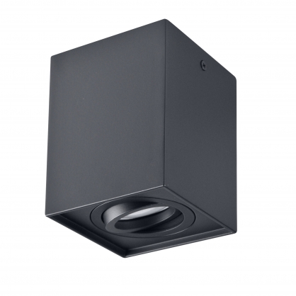 Polux Natynkowa Hadar Kwadratowa 1 X 10 W Gu10 Czarna (313126)