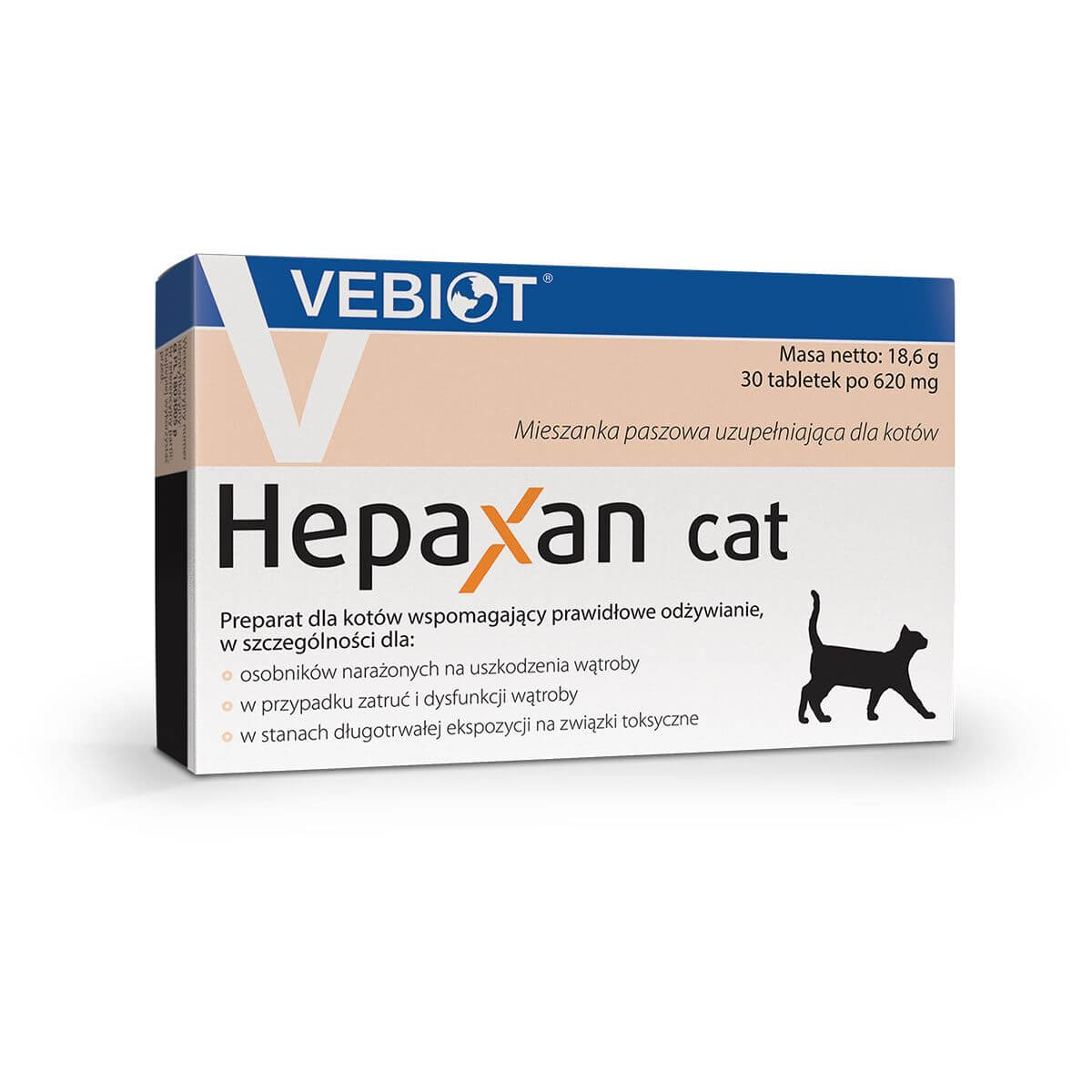 Witaminy dla kota Vebiot Hepaxan cat