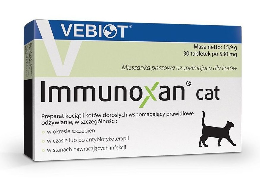 Witaminy dla kota Vebiot Immunoxan cat