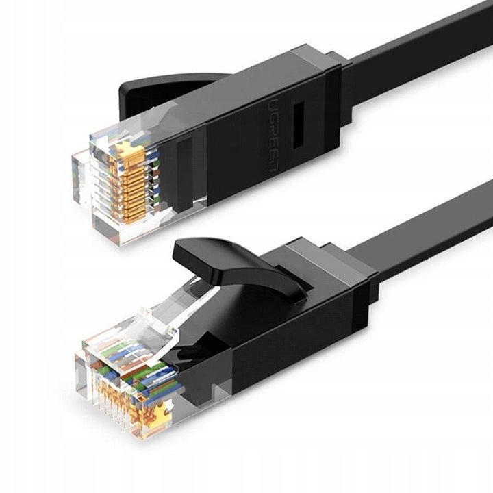 Kabel Sieciowy Lan Ethernet Rj45 Ugreen Utp Cat.6 Płaski 10M (50178)