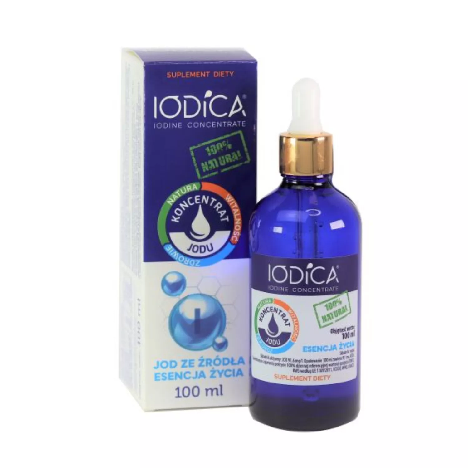 Iodica World Naturalny Jod Koncentrat Z Minerałami 100Ml