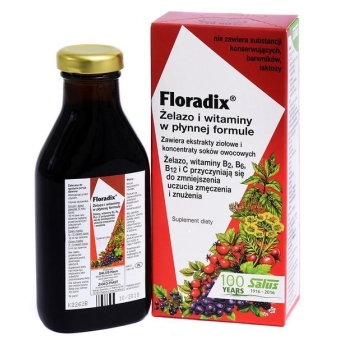 Żelazo i witaminy FLORADIX&nbsp; tonik 500ml