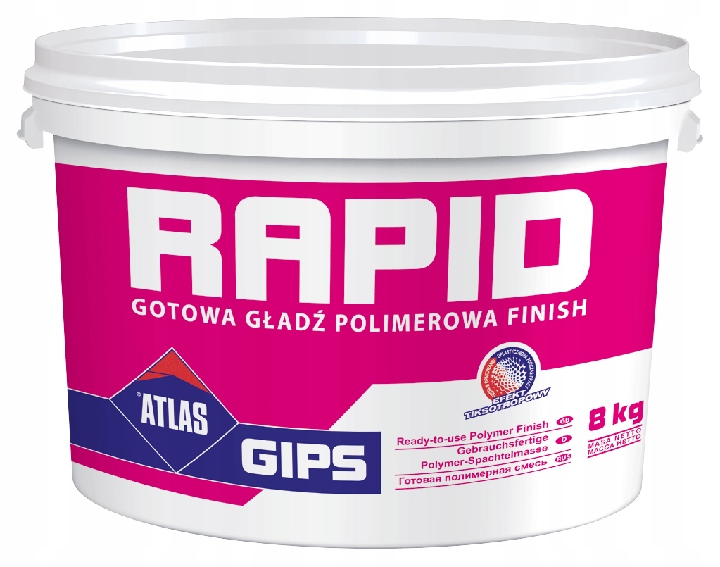 Atlas Gips Rapid Gotowa Gładź Polimerowa 28kg