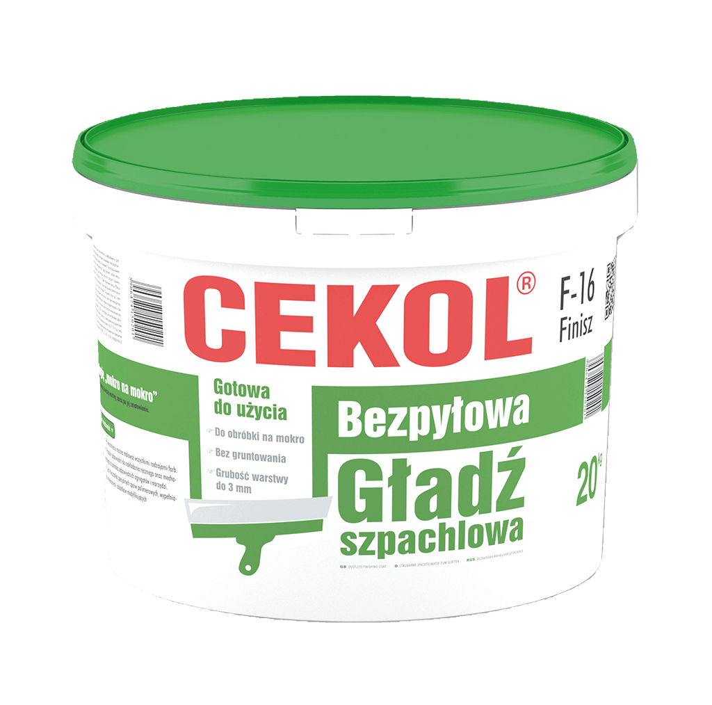 Cekol Gładź bepyłowa gotowa F-16 20kg