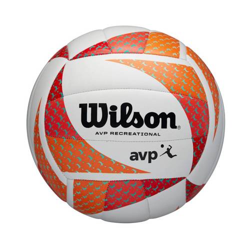 Piłka do siatkówki Wilson Avp Style Vb Biało-Pomarańczowa Wth306202Xb