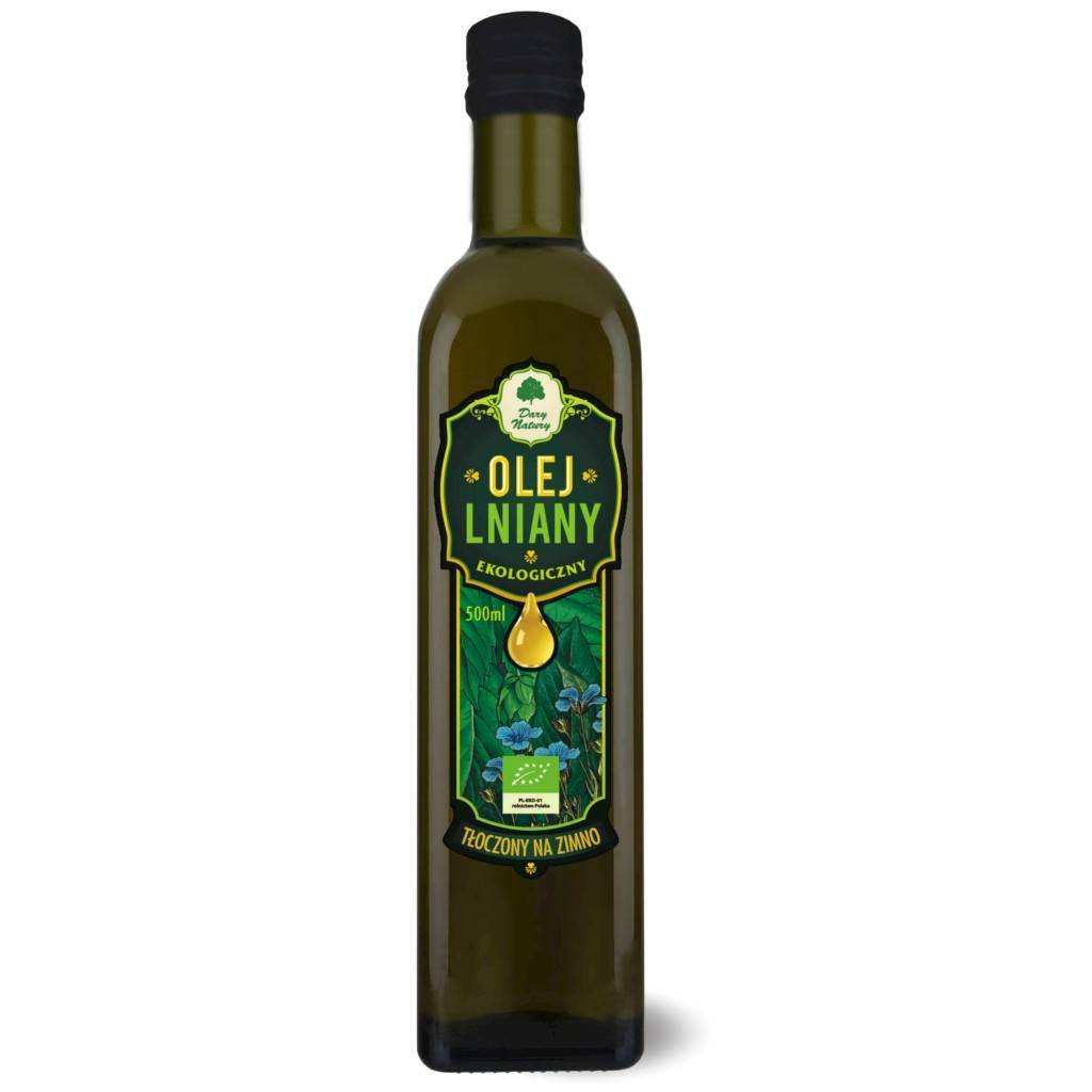 OLEJ LNIANY VIRGIN BIO 500 ml - DARY NATURY