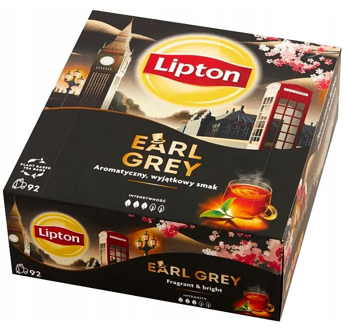 Herbata czarna ekspresowa Earl Grey Lipton