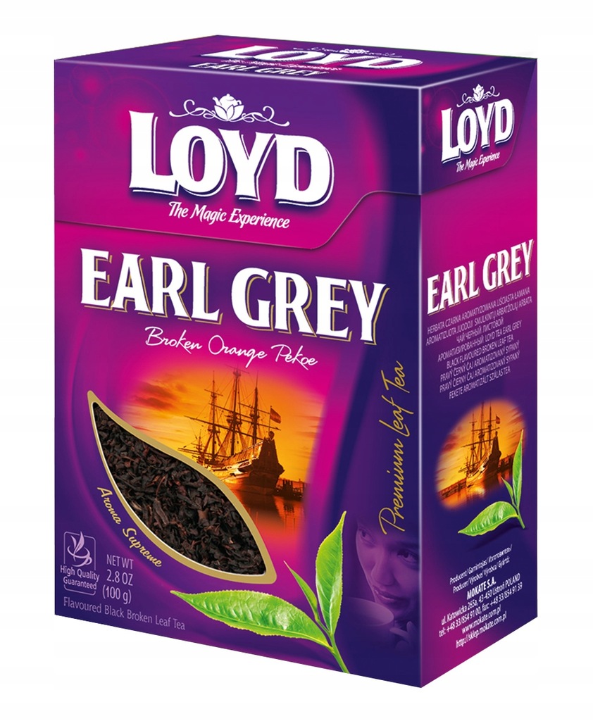 Herbata czarna liściasta LOYD Earl Grey